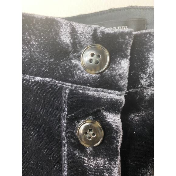 NWT J. CREW DRESS BLACK PUFF SLEEVE VELVET SQUARE NECKLINE MIDI TEA LENGTH BD492 - Picture 10 of 14